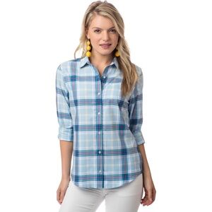 Southern Tide Coastal Drifter Plaid Shirt – Size Small | Seasonal Favorite